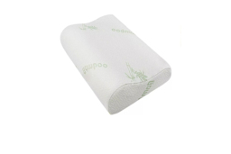 Bamboo Memory Foam Orthopedic Pillow - Ergonomic, Breathable & Antibacterial, 3 Sizes - thumbnail 1