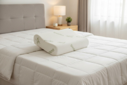 Bamboo Memory Foam Orthopedic Pillow - Ergonomic, Breathable & Antibacterial, 3 Sizes - thumbnail 6
