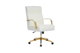 Luxurious PU Leather Office Chair with Adjustable Height and Tilt - thumbnail 5