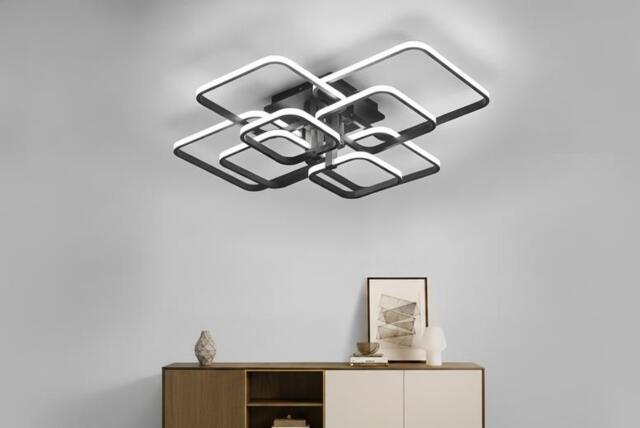 LED Energy-Efficient Semi Flush Ceiling Light - image 1