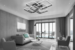 LED Energy-Efficient Semi Flush Ceiling Light - thumbnail 7