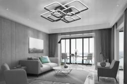 LED Energy-Efficient Semi Flush Ceiling Light - thumbnail 3