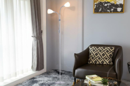 Minimalist 2-Head Sleek Floor Lamp with Adjustable Shades - thumbnail 6