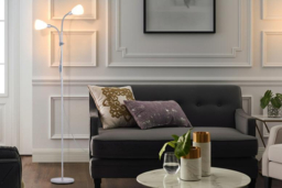 Minimalist 2-Head Sleek Floor Lamp with Adjustable Shades - thumbnail 7