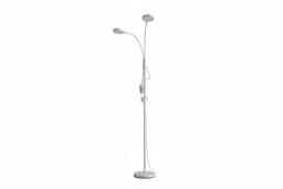 Minimalist 2-Head Sleek Floor Lamp with Adjustable Shades - thumbnail 1
