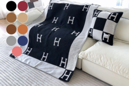 Designer  Avalon Cotton Throw Blanket & Pillowcase Set - Ultra Soft, Modern Design, 140x165cm - thumbnail 8