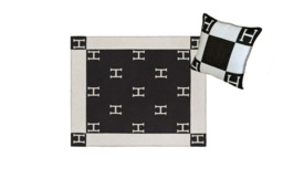 Designer  Avalon Cotton Throw Blanket & Pillowcase Set - Ultra Soft, Modern Design, 140x165cm