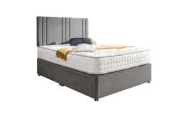 PRICE DROP! Alura Divan Bed with Mattress - Multiple Colours & Sizes - thumbnail 7