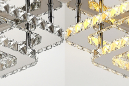 Double-Tier Crystal LED Ceiling Light - thumbnail 3