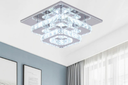 Double-Tier Crystal LED Ceiling Light - thumbnail 6