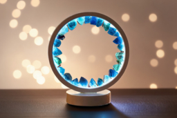 Crystal Cluster LED Table Lamp - Rechargeable, Modern Healing Light (Amethyst, Citrine or Quartz) - thumbnail 3