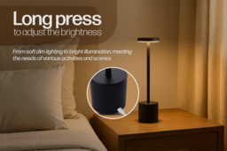 Rechargeable Table Lamp with Dimming Function - thumbnail 4