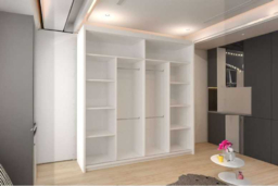 Modern Oak & Mirror Sliding Door Wardrobe - MDF Chipboard, Space-Saving Storage, 150cm or 203cm, Contemporary Bedroom Furniture - thumbnail 7