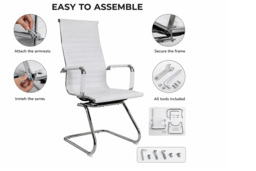 PRICE DROP! Ergonomic PU Leather Office Chair - thumbnail 4