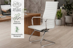 PRICE DROP! Ergonomic PU Leather Office Chair - thumbnail 2