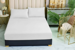 Luxury Egyptian Cotton Fitted Sheet - 400 Thread Count, Soft & Breathable - thumbnail 6