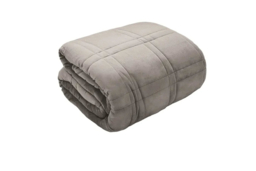 Velour Weighted Anti-Stress Blanket - Luxury Velvet Throw, Machine Washable, 2 Sizes, 2 Colours - thumbnail 7