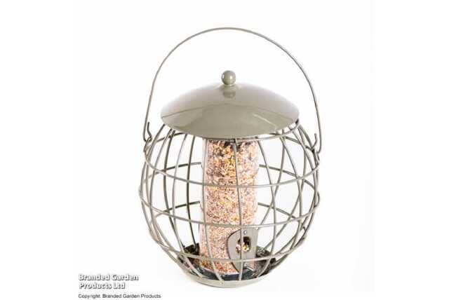 Squirrel-Proof Bird Feeder - Durable Steel, Sage Green, Wildlife-Friendly - image 1