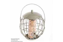 Squirrel-Proof Bird Feeder - Durable Steel, Sage Green, Wildlife-Friendly - thumbnail 1