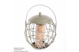 Squirrel-Proof Bird Feeder - Durable Steel, Sage Green, Wildlife-Friendly - thumbnail 5
