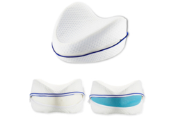 Memory Foam Leg Pillow for Side Sleepers - Ergonomic, Washable Cover, Single or Pair - thumbnail 7