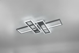 Geometric Black Frame LED Ceiling Light - thumbnail 7