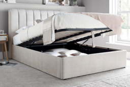 Chelsea Velvet Ottoman Storage Bed - Lift-Up, 5 Sizes, Plush Upholstery - thumbnail 1