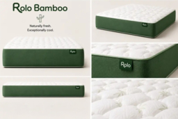PRICE DROP! ROLO Bamboo Integrated Spring Mattress - 6 Sizes - thumbnail 8