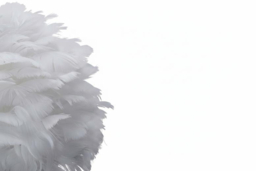 Feather LED Table Lamp White Metal Base - thumbnail 8