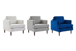 Single Seater Armchair - Colour & Fabric Options - thumbnail 3
