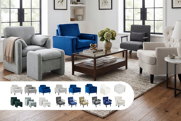Single Seater Armchair - Colour & Fabric Options - thumbnail 6