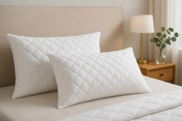 Luxury Quilted Memory Foam Hotel-Style Pillows - 2, 4, 8 or 12 Pack, Breathable & Supportive - thumbnail 2