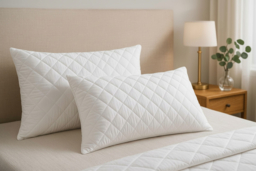 Luxury Quilted Memory Foam Hotel-Style Pillows - 2, 4, 8 or 12 Pack, Breathable & Supportive - thumbnail 6