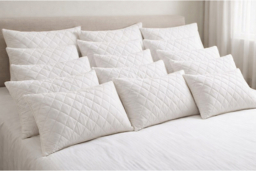 Luxury Quilted Memory Foam Hotel-Style Pillows - 2, 4, 8 or 12 Pack, Breathable & Supportive - thumbnail 7