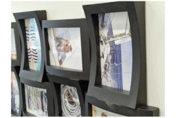Modern White Multi Aperture Wall Art Photo Frame - 12-Photo Collage, Sturdy Display, Contemporary Home Décor - thumbnail 5
