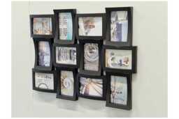 Modern White Multi Aperture Wall Art Photo Frame - 12-Photo Collage, Sturdy Display, Contemporary Home Décor - thumbnail 4