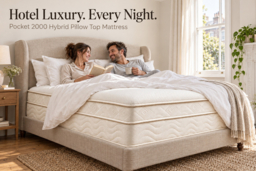 30cm Luxury Hotel Mattress with 2,000 Pocket Springs - 6 Sizes - thumbnail 8