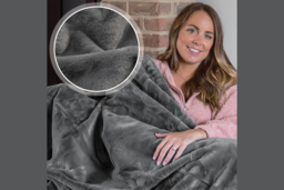 Dreamcatcher Luxurious Fleece Faux Fur Blanket - 7 Colours - thumbnail 7