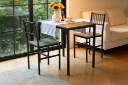 Retro Dining Table Set with 2 Chairs - thumbnail 7