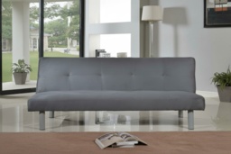 PRICE DROP! Monza Faux Suede Reclining Sofa Bed - Modern 3-Seater, Multi-Position, Cream, Blue, Grey or Cinnamon - thumbnail 2