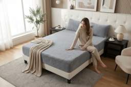 Luxury Teddy Fleece Fitted Bed Sheet - Ultra-Soft, Machine Washable, Winter Warmth, Multiple Colours & Sizes - thumbnail 2