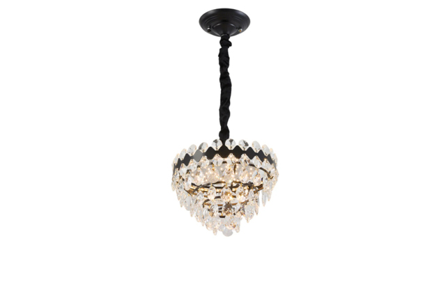 LED Crystal Pendant Light with Multi-Layer Design - image 1