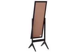 PRICE DROP! Full Length Modern Dressing Mirror - Adjustable Tilt, Sturdy MDF Frame, Crystal-Clear Glass - thumbnail 4