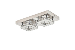 LED Ceiling Light with Faceted Crystals - thumbnail 5