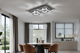 LED Ceiling Light with Faceted Crystals - thumbnail 8
