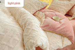 Luxury Taffeta Teddy Fleece Bedding Set - Ultra-Soft, Machine Washable, 5 Sizes & 8 Colours - thumbnail 4