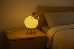 Dimmable Sheep LED Table Lamp - Cute Energy Efficient Bedside Light, 3 Sizes or Multi-Pack - thumbnail 2