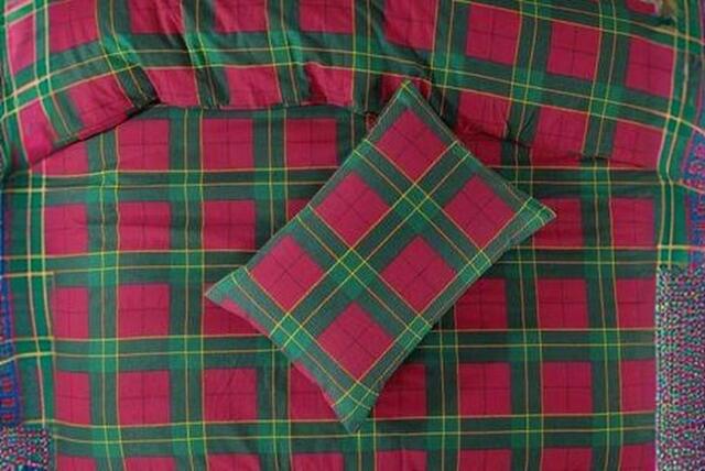 Thermal Flannelette Tartan Bedding Set - 100% Brushed Cotton, Machine Washable, Classic Check, Multiple Sizes & Colours - image 1