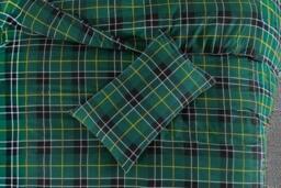 Thermal Flannelette Tartan Bedding Set - 100% Brushed Cotton, Machine Washable, Classic Check, Multiple Sizes & Colours - thumbnail 4