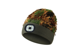 LED Outdoor Cap Light - Camouflage Hat with Detachable LED, 2 Colours, Battery Powered - thumbnail 3
